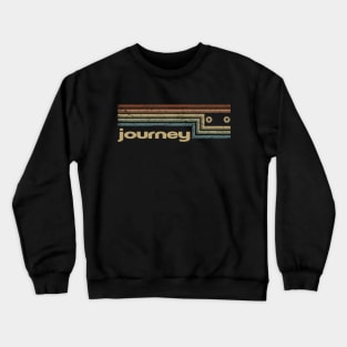 Journey Cassette Stripes Crewneck Sweatshirt